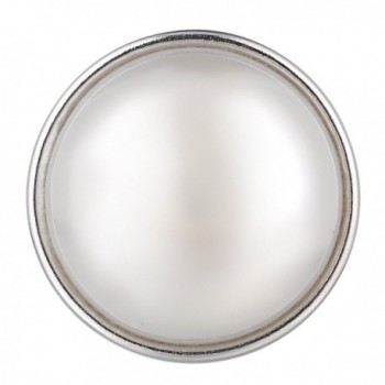 18mm Simulated-pearl Snap Charms Vocheng Interchangeable Jewelry Vn-1781 Pack of 2pcs - CE17XWLGIO5