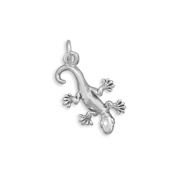 Corinna-Maria 925 Sterling Silver Gecko Lizard Charm - CR1168DSWZF