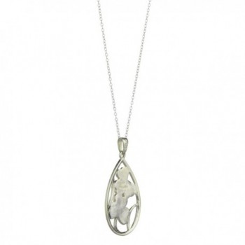 Shamrock Sterling Silver Connemara Pendant