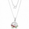 Disney Jewelry Sterling Crystal Pendant