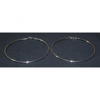 Sterling Silver Plate Lever Earring in Women's Hoop Earrings