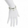 Lux Accessories Snowflake Christmas Bracelet