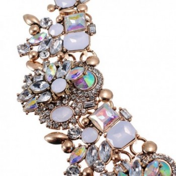 Vintage Multi Color Crystal Statement Necklace