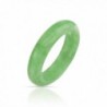 Bling Jewelry Dyed Green Jade Band Modern Ring - CP11KPNHGR9