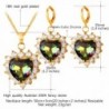 Fashion Wedding Necklace Zirconia Earrings