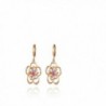 YAZILIND Charming Colorful Zirconia Earrings