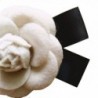 Elegant Camellia Flower Vintage Gift Beige in Women's Brooches & Pins