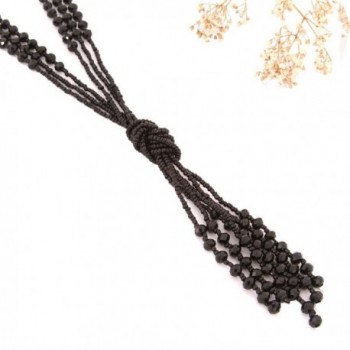 Vintage Charcoal Multitier Necklace Jewelry in Women's Y-Necklaces