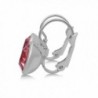 Swarovski Crystal Leverback Earrings Dangling