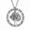 Tree of Life Pendant Necklace - Love- Dream- Hope- Trust Inspirational Jewelry - Gift Jewelry - C3182XLU58Q