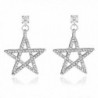 SUNSCSC Crystal Rhinestone Dangle Earrings in Women's Drop & Dangle Earrings