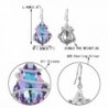 EVER FAITH Sterling Earrings Swarovski in Women's Drop & Dangle Earrings