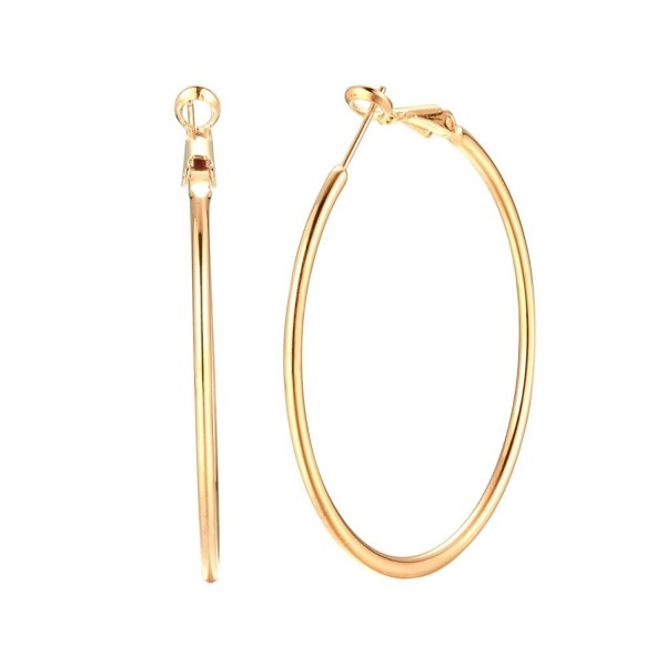 Basketball Earrings Women Endless Hypoallergenic - yellow gold - CG1808TG0Q2