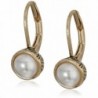 The Sak Womens Pearl Leverback Earrings - White - CV129J3XO4J