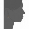 SAK Pearl Leverback Drop Earrings