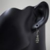 Stelring Silver Detailed Vintage Earrings in Women's Drop & Dangle Earrings