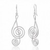 Sterling Silver G Clef Dangle Earrings