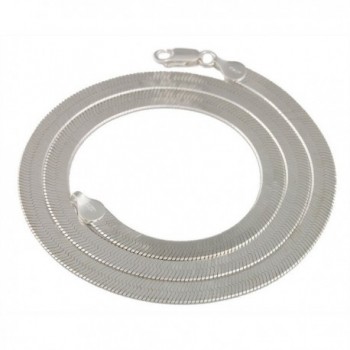 Sterling Silver 4.5mm 18 Inch Herringbone Chain Necklace (I-1014) - CH11HN488HZ