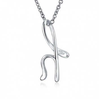 Bling Jewelry Sterling Initial Necklace