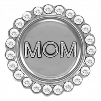 Ginger Snaps BLING MOM SN02-07 Interchangeable Jewelry Snap Accessory - CI122ZGSKWX