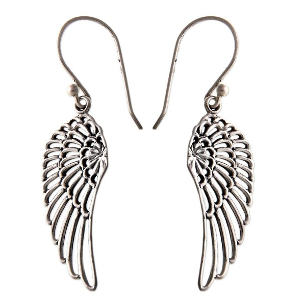 NOVICA .925 Sterling Silver Dangle Earrings 'Angelic' - C811CGNICTH