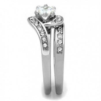Rhodium Plated Sterling Vintage Engagement in Women's Wedding & Engagement Rings
