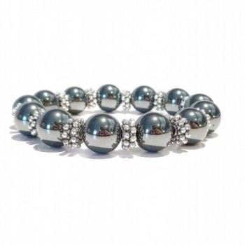 Hematite Gemstone Handcrafted Stretch Bracelet