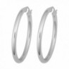 Sterling Silver 3x30mm Polish Earrings