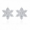 ZS Jewelry New Snowflake Stud Earring Cubic Zirconia Fashion Jewelry For Women - CY182KRIETD