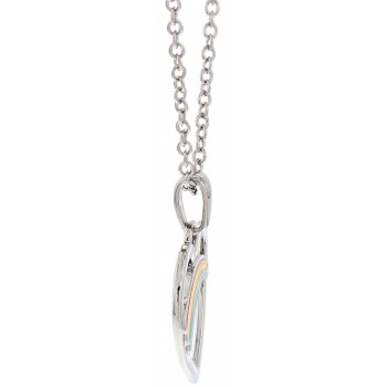 Necklace Silver Tone Jewelry Keepsake Gift in Women's Pendants