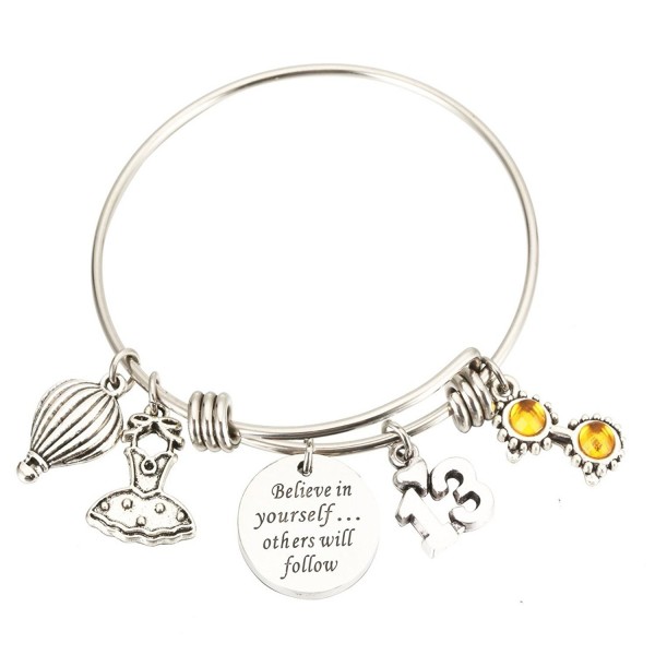 Birthday Bracelet Birthday Gifts13th Sweet 16 18th 21st Believe in Yourself inspiration Bracelet - 13th - CZ186XC23LR