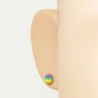 Stainless Steel Pride Rainbow Earrings