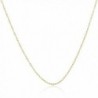 14k Gold 0.7mm Machine Curb Delicate Thin Chain Necklace (yellow or white) - white-gold - CF12H3M263N