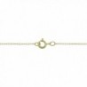 Yellow 0 7mm Machine Delicate Necklace