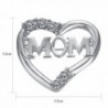 Yoursfs Brooch Mothers Engraved Crystal