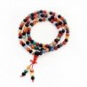 108 6mm Agate Beads Buddhist Prayer Meditation Mala Necklace - CA119HOD7YD