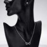 Neoglory Platinum Zirconia Necklaces Sensitive