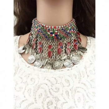 Bohemian Jewelry Tassels Pendants Necklace in Women's Choker Necklaces
