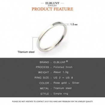 Stainless Steel Thin Band Ring Hammered Stacking Skinny Wire Ring ...