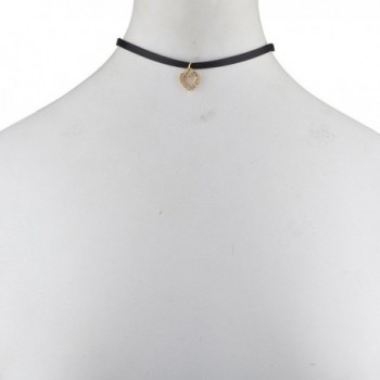 Lux Accessories Leather Goldtone Pendant