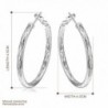 NYKKOLA Sterling Fashion Classic Earring in Women's Hoop Earrings
