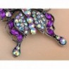 Alilang Rhinestone Multilayer Butterfly Borealis