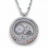 2018 Graduate Gift Locket Necklace with Birthstone - Good Luck on the Path Ahead of You - CK1853R3E2Z