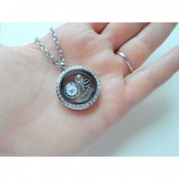 2018 Graduate Locket Necklace Birthstone in Women's Lockets