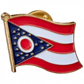 US Flag Store Ohio Flag Lapel Pin - CM1125DBMAD