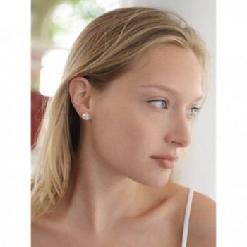 Mariell Plated Setting Zirconia Earrings in Women's Clip-Ons Earrings