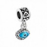 CharmsStory Masonic Blue Evil Eye Dangle Charms Beads For Bracelets - C0128DKAPTZ