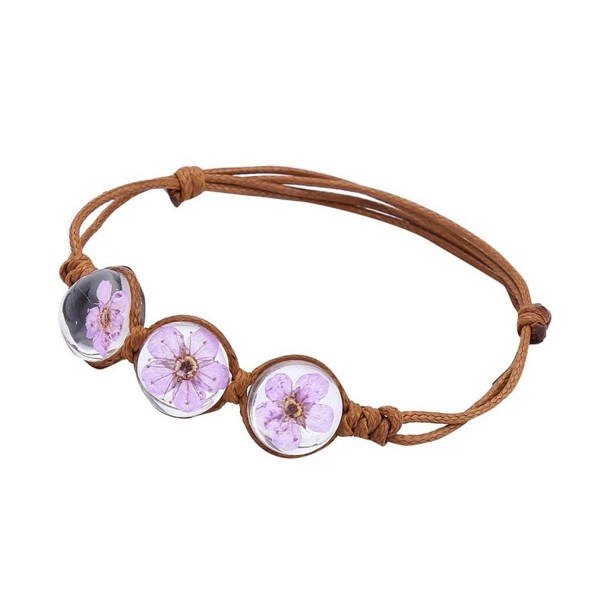 Susenstone Bracelets Charming Friendship Accessories - Purple - CR1836ZY4RD