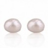 Stacey Large Irregular Pearl Stud Earrings | Women's Fashion Baroque Pearl Earring Stud - C212JNU0NM9
