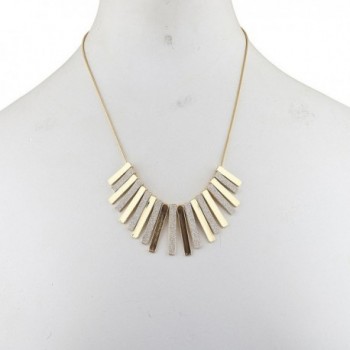 Lux Accessories Goldtone Statement Necklace